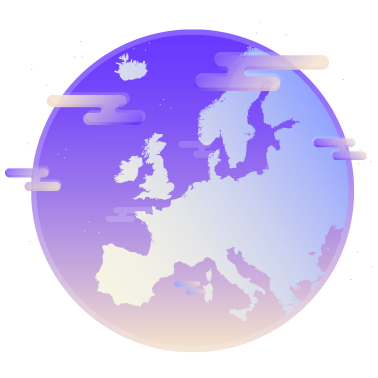 Illustration representing europe